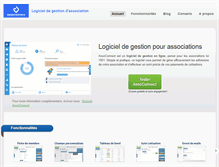 Tablet Screenshot of gestionassociations.com